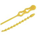 Gardner Bender Gardner Bender 45-12BEADYW 12 in. Reusable Beaded Cable Tie - Yellow; 15 Pack 174666